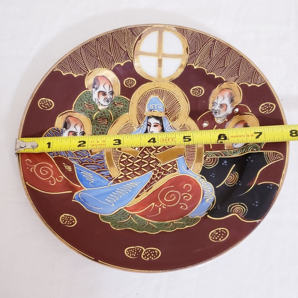 Antique Satsuma Plate - Picture 2 of 3